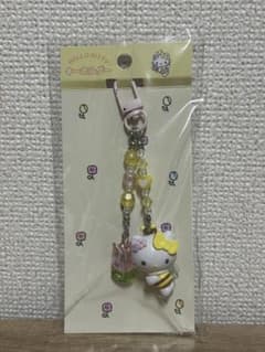 サンリオ お花大好きハチさんデザインシリーズ キーホルダー ハローキティのサムネイル