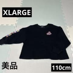 ⭐︎値下げ⭐︎【美品】XLARGE Tシャツ　長袖 (少し厚め）110cmのサムネイル