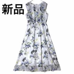 新品】ANAYI bouquet プリント ランダムタック ワンピース 36 - メルカリ