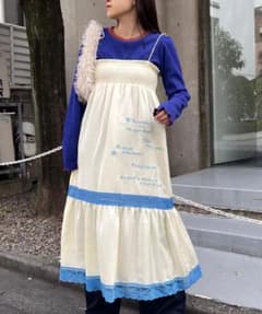【HELLO.SANFRANCISCO】2WAYサテン刺繍レーススカートのサムネイル