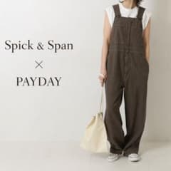 美品Spick and Span ペイデイ別注フロントオープンオーバーオール