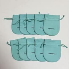 未使用品 ティファニー 巾着袋 保存袋 10枚セット アクセサリーケース