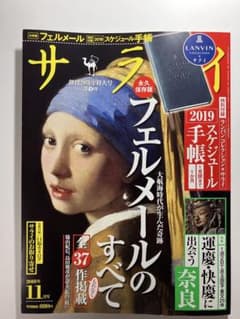 サライ 2018年11月号 フェルメールのすべて 雑誌のサムネイル