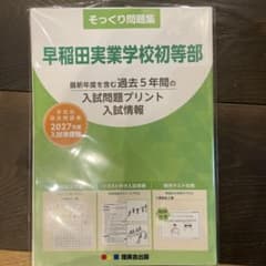 最新　早稲田実業学校初等部 そっくり問題集 2027年度入試準備版のサムネイル