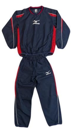 MIZUNO サッカー シャカシャカ ウィンドブレーカー ネイビーレッドのサムネイル