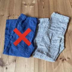 ②ユニクロ　レギンスパンツ:130cmのサムネイル