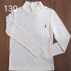 130  タートルネック カットソー/白 イーストボーイのサムネイル