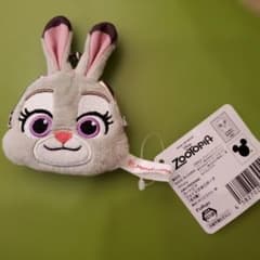 新品 タグ付き ディズニー ズートピア フェイスがま口ポーチ ジュディ