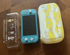 ニンテンドー Switch Lite ターコイズ＋本体カバー、本体ケース - メルカリ