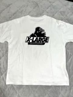 XLARGE ポケットTシャツ Mサイズ ホワイト バックプリント ゴリラロゴのサムネイル