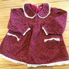 コーデュロイ☆ワンピース80cmのサムネイル