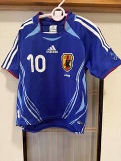 アディダス 日本代表 サッカーユニフォーム 10番 中村俊輔 130cm