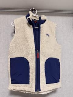 [美品]patagonia フリースベスト ホワイト/ネイビー サイズXL Patagonia フリースベスト XL アイボリー/ネイビー - メルカリ