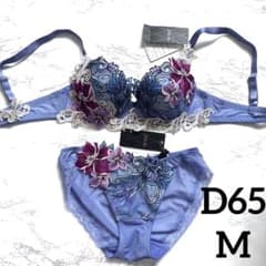 SaluteサルートブラジャーD65ショーツMセット ☆新品 D65 M サルート ブラ＆ショーツ セット 80G PU - メルカリ