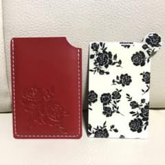コンパクトミラー　手鏡　カバー付きのサムネイル