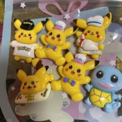 ピカチュウ デコレーションパーツ 6個セットのサムネイル