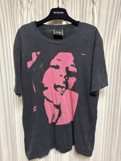 Hysteric Glamour ヒステリックグラマー　tシャツマリリンモンロー 00s HYSTERIC GLAMOUR マリリンモンロー Tシャツ ブラック - メルカリ