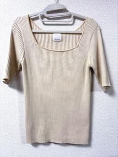 ROSE BUD リブニット 半袖 トップスのサムネイル