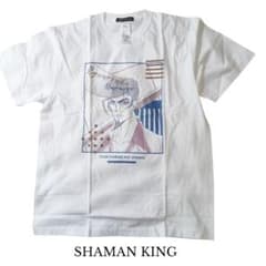 SHAMAN KING 우메미야 류노스케 letter-graph T셔츠 4L
