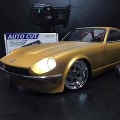 TT01ドリフト！240Z未使用ボディー電飾、急速充電器フルセット！のサムネイル