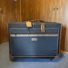 【美品】Sergio Valente トランクケース スーツ収納 ハンガー付き