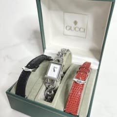 ✨️希少✨️ GUCCI 腕時計 1800L シルバー チェンジベルト 稼働