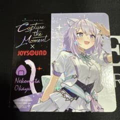 홀로 라이브 JOYSOUND 코스터 홀로그램 고양이 마타오카유