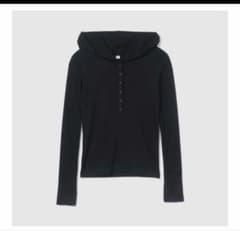 searoomlynn Hoodie Slimカットトップス ブラック - メルカリ