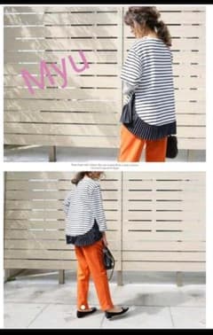 ☆myu☆ボーダーカットソーのサムネイル