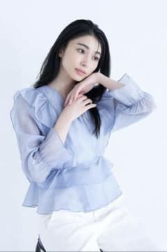 BLUE PALANG ブルーパラン SLEEVE RUFFLE BLのサムネイル