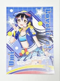 ラブライブ! μ's お台場 キッチンカー ポストカード 園田海未のサムネイル