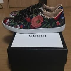 gucci スニーカー ブラック サイズ8 正規店購入のサムネイル