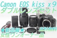 △新品級⑧△大SALE中△ Canon EOS Kiss x9 ダブルレンズ - メルカリ