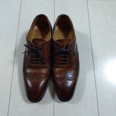Berwick 5215 ウィングチップ レザーシューズ - メルカリ