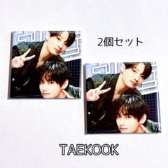 BTS JUNGKOOK V スクエアマグネット それスノ 2個セット - メルカリ