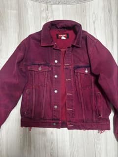 Wrangler デニムジャケット ボルドーのサムネイル