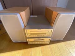 SONY CD・MD・デッキ ウッドスピーカー付き ⭐︎最終セール⭐︎ MDS-SD1 SONY CD・MD・デッキ ウッドスピーカー付