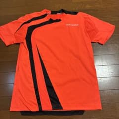 メンズDIADORA テニス Tシャツ Lサイズ オレンジ/黒 - メルカリ