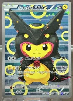 最安値　素体　ポンチョを着たピカチュウ　黒いレックウザ　プロモ 231/XY-Pのサムネイル