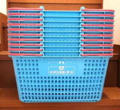 ドンキホーテ マイバスケット 買い物かご 10個セット 水色 - メルカリ