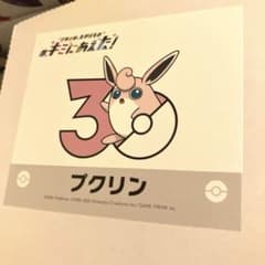 포켓몬 센터 온라인 30주년 기념 스티커 푸클린