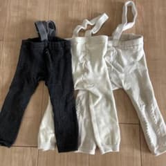 サスペンダー付きベビー用タイツ70〜80 ３セットのサムネイル