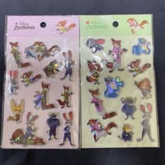 Disney Zootopia ズートピア　キラキラシール 2枚セットのサムネイル