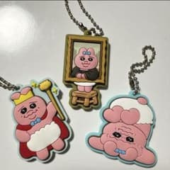 おぱんちゅうさぎラバマスグミ　ラバーマスコット3点のサムネイル