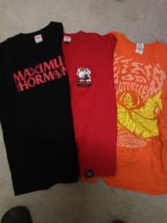 マキシマムザホルモン　Ｔシャツ　３枚セット(1枚はシミあり)のサムネイル