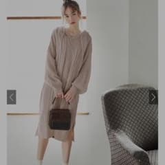 マーシュ彩ちゃん着用のニットワンピース♡のサムネイル