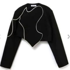 melt the lady ボディコードメルティングジャケット ブラック - メルカリ