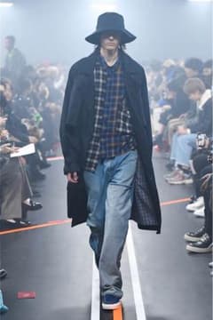 jieda 19aw アシンメトリーチェックシャツ size2のサムネイル