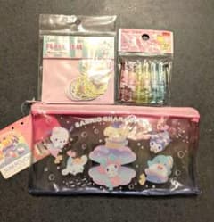 値下【新品】サンリオ 3点セット ポーチ・フレークシール・鉛筆キャップ まとめ売