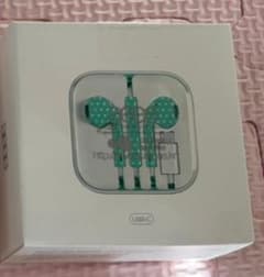 aeae 韓国 限定 有線イヤフォン イヤホン 緑 グリーン - メルカリ